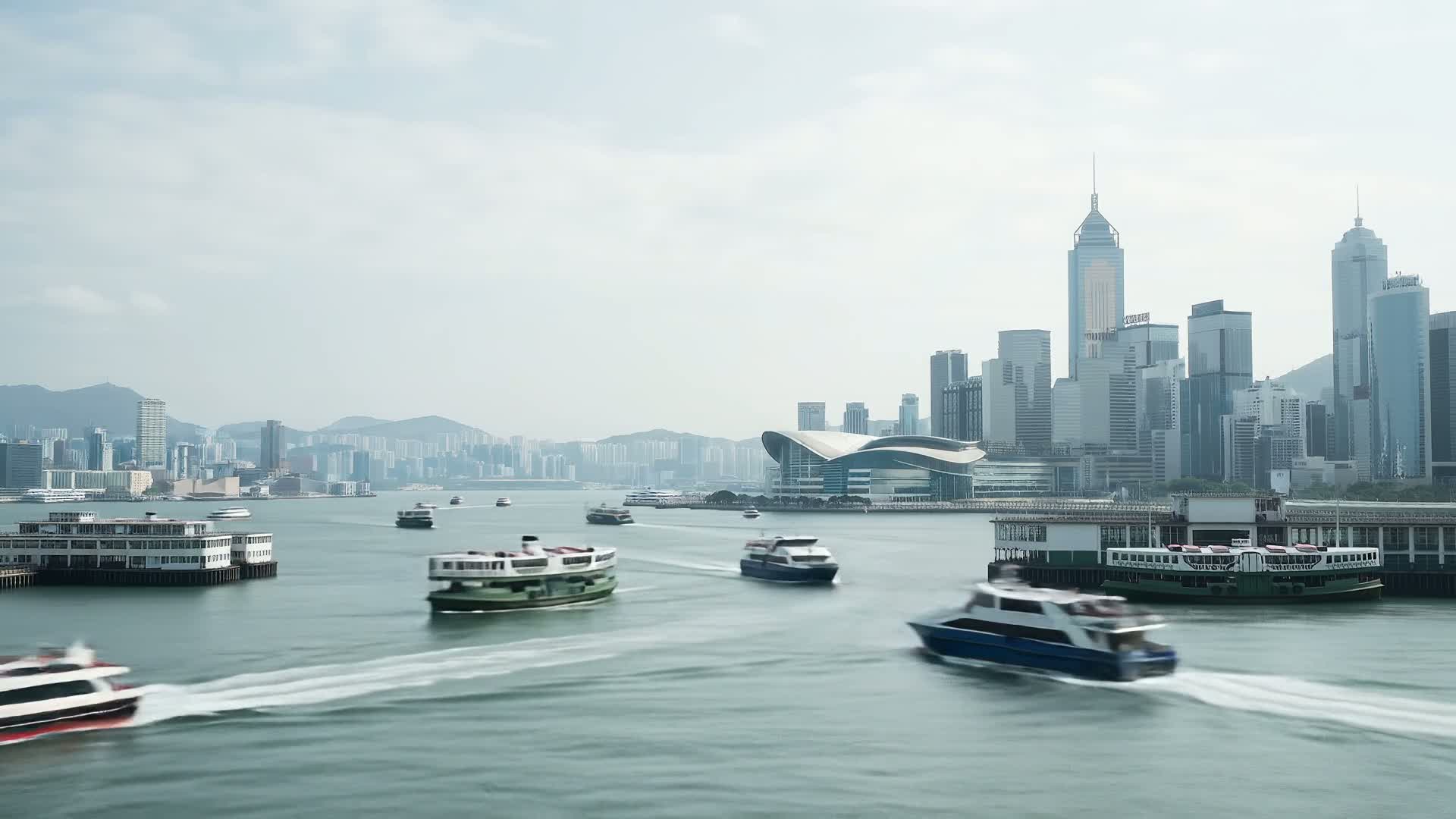 Hong Kong’s Victoria Harbour and skyline